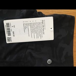 Lululemon Align HR Size 6 25” Camo NWT